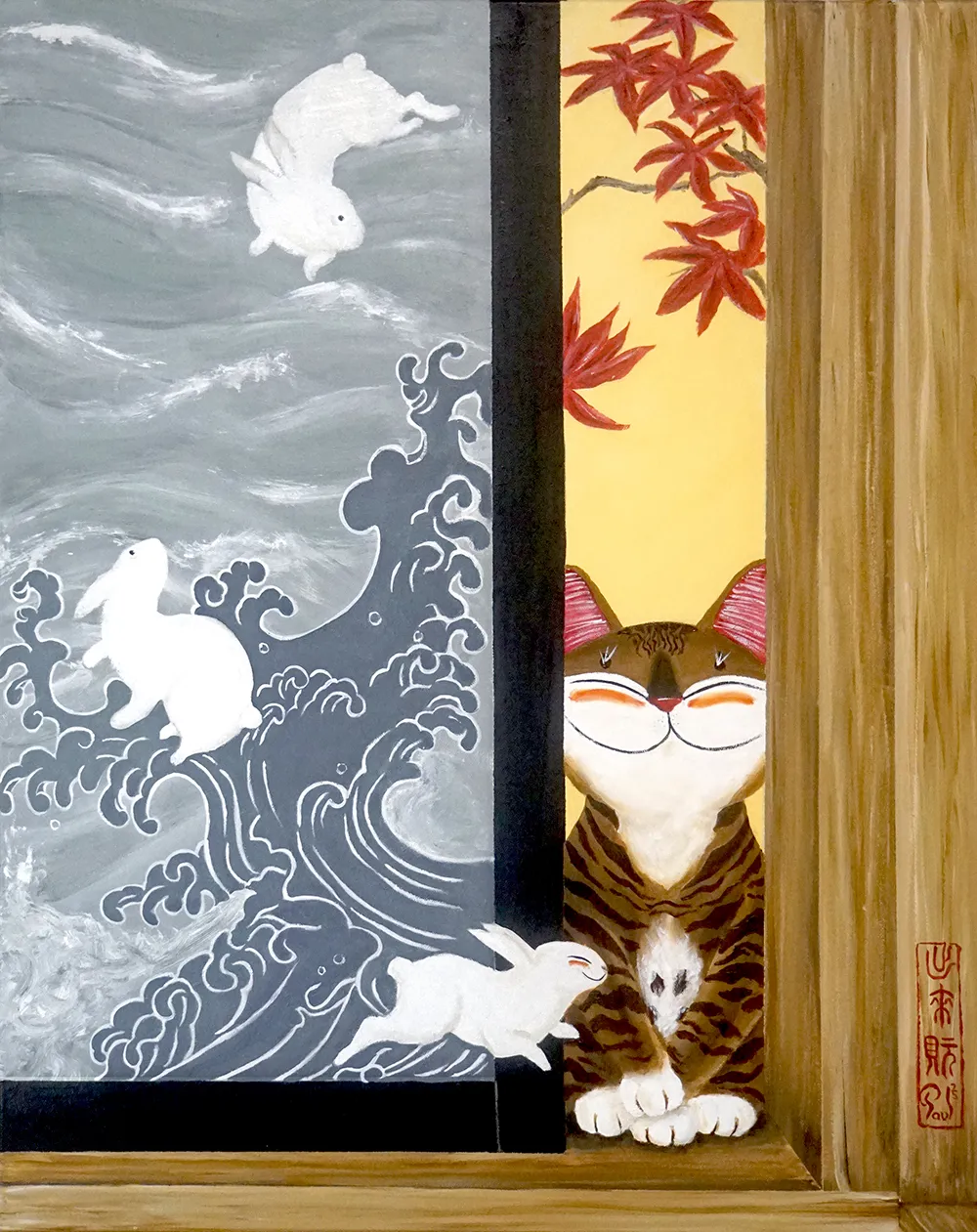 Singapore cat art, Time to Play